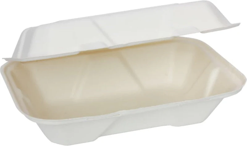 Wholesale 9x6 Bagasse Hinged Food Containers – Eco-Friendly Bulk — bulk restaurant supply Saint John NB