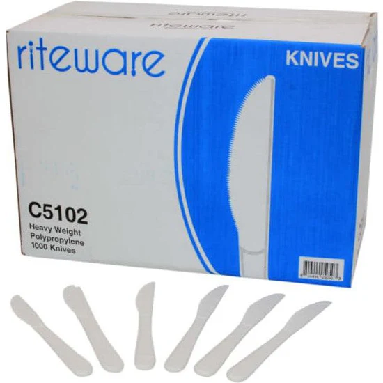Wholesale Heavy Weight Plastic Knives – Bulk (1000/Case) — bulk restaurant supply Saint John NB