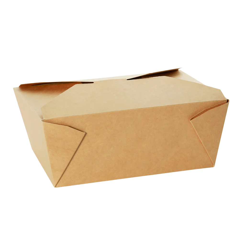 Wholesale Kraft Folding Takeout Boxes #2 – Medium Bulk — bulk restaurant supply Saint John NB