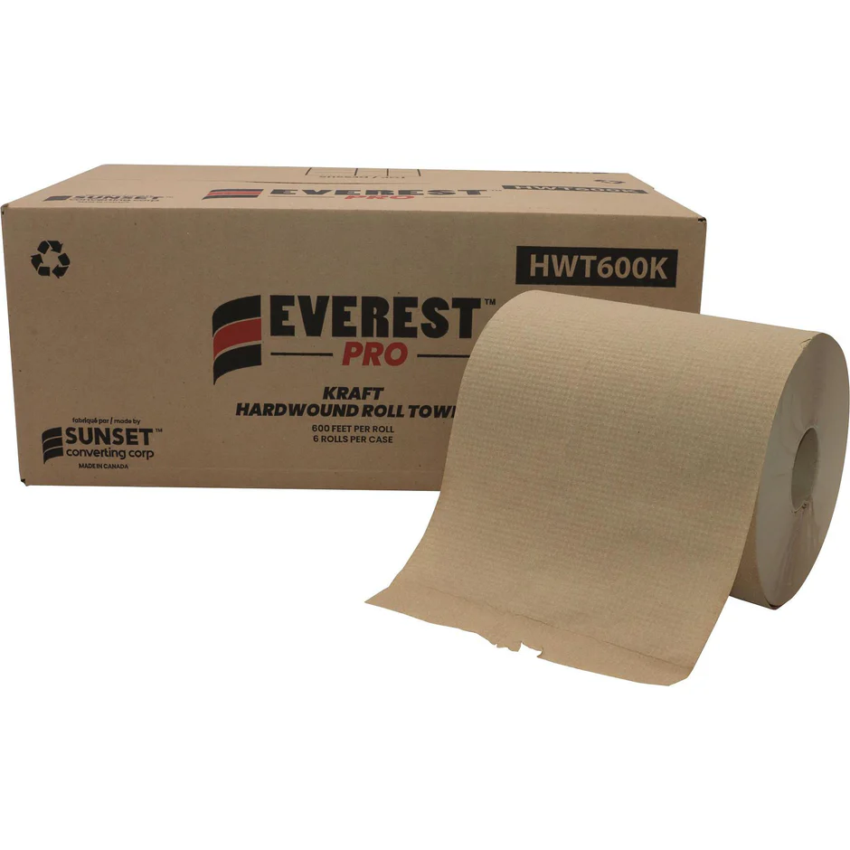 Wholesale Kraft Roll Paper Towels 600 ft – 6 Rolls/Case — bulk restaurant supply Saint John NB